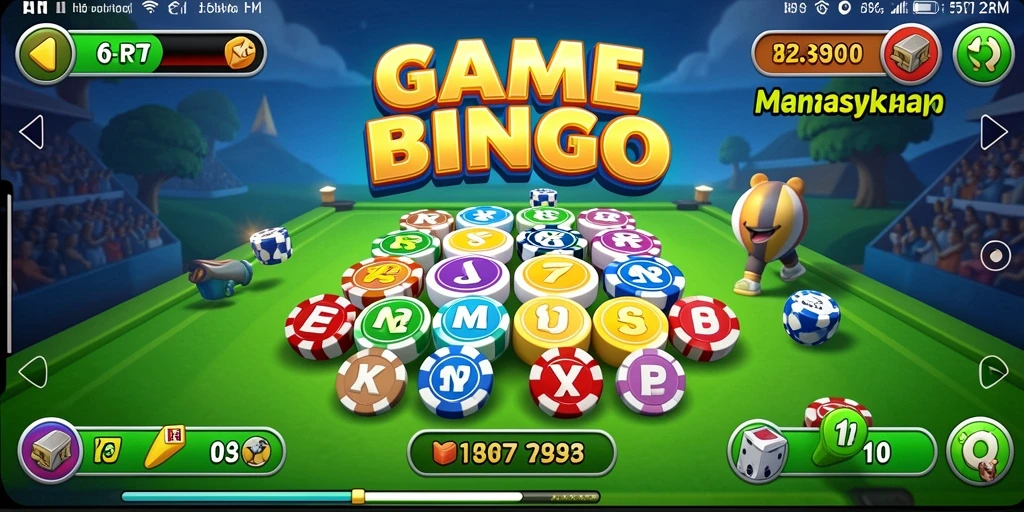 Screenshot gameplay Bingo menampilkan suasana permainan yang seru dan interaktif.