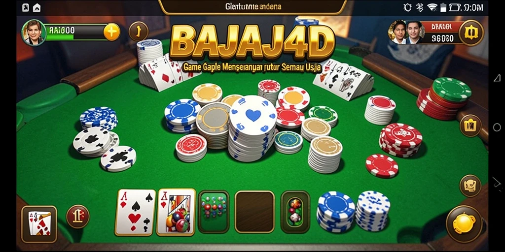 Tampilan gameplay Gaple yang menegangkan dan interaktif.