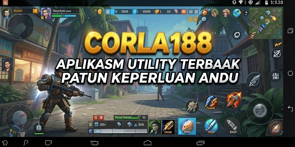 Screenshot utama CORLA188 menampilkan antarmuka aplikasi Utility yang intuitif.
