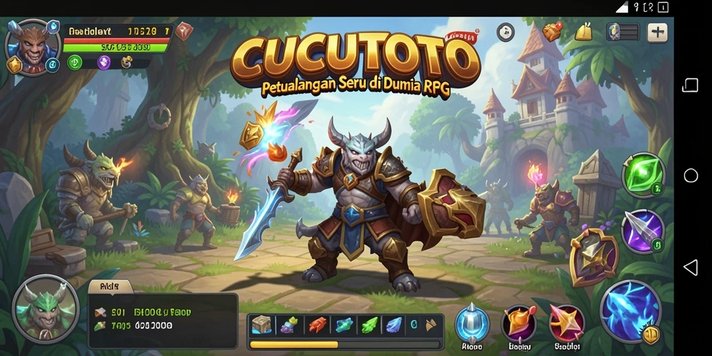 Tampilan menarik dari CUCUTOTO dengan aksi RPG yang seru.