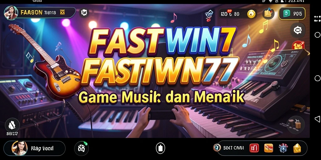 Screenshot gameplay <strong>FASTWIN77</strong> yang menunjukkan pengalaman bermain musik.
