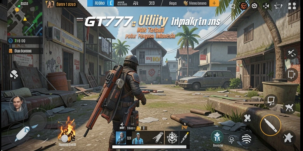 Tampilan antarmuka GT777 dengan fitur-fitur Utility yang lengkap.
