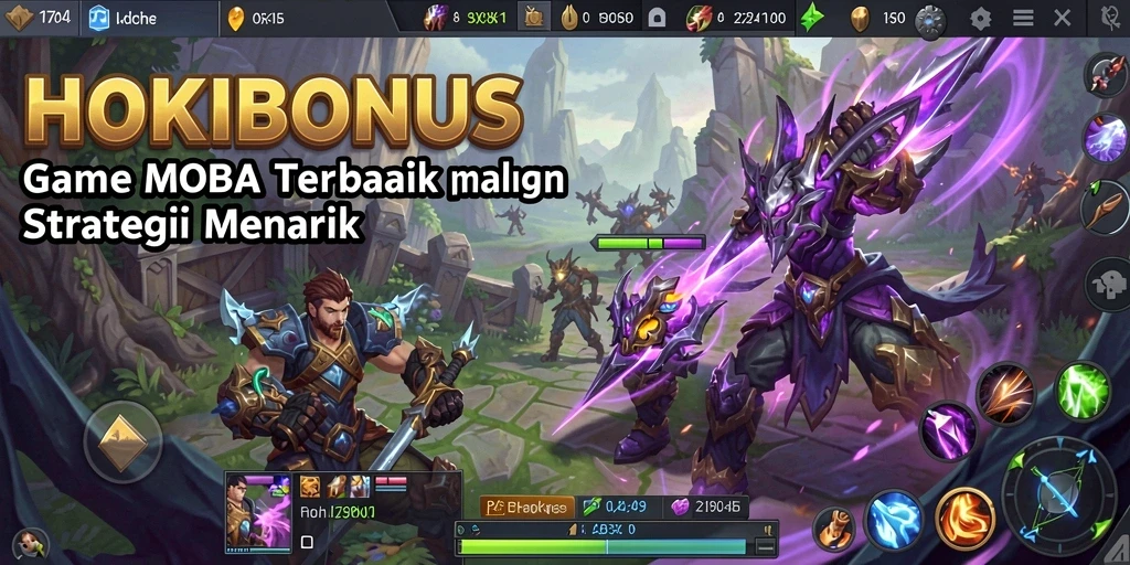 Gameplay seru HOKIBONUS dengan pertempuran tim strategis.