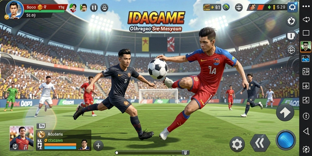 Tampilan gameplay IDAGAME yang memukau dan menyenangkan.