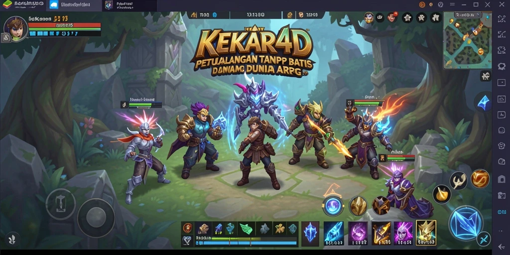 Tampilan gameplay menarik dalam <strong>KEKAR4D</strong> dengan aksi pertempuran seru.