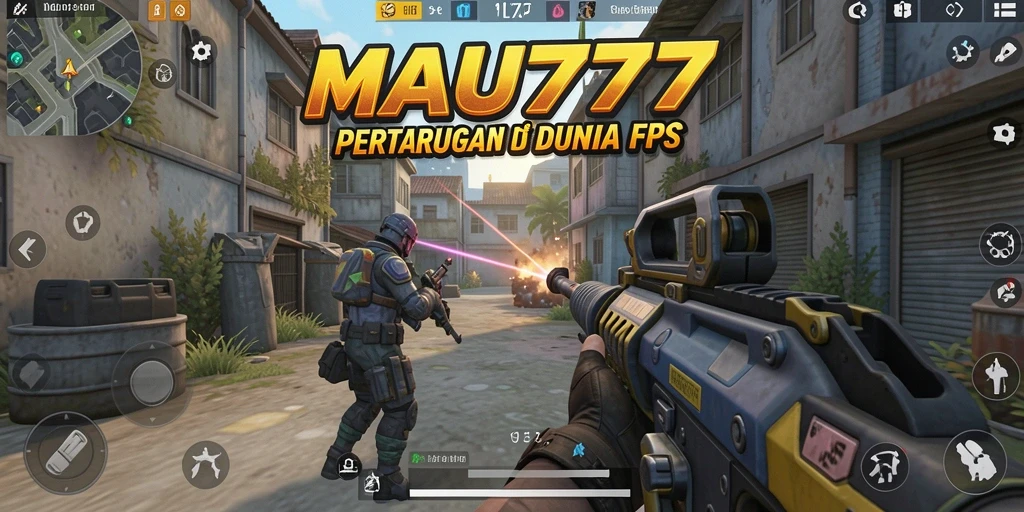 Tampilan seru gameplay MAU777 dengan aksi tembak-menembak yang intens.