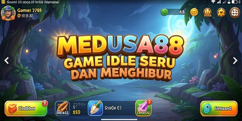 Tampilan awal MEDUSA88 menampilkan gameplay yang menarik dan adiktif.