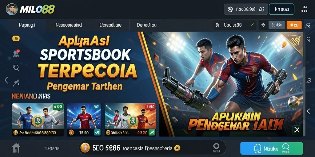 Tampilan screenshot gameplay taruhan olahraga di MILO88.