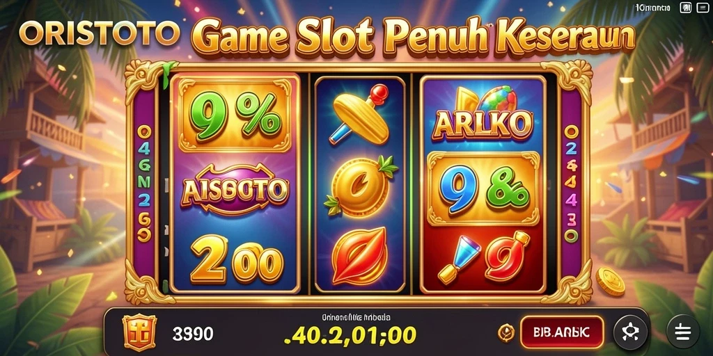 Screenshot permainan ORISTOTO yang menampilkan keseruan Slot.