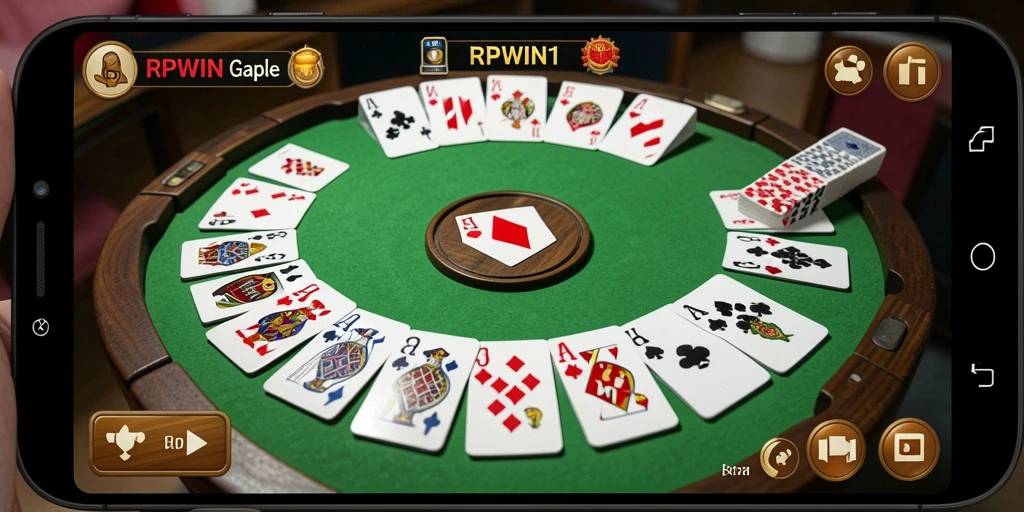 Tampilan gameplay Gaple yang menarik di RPWIN1