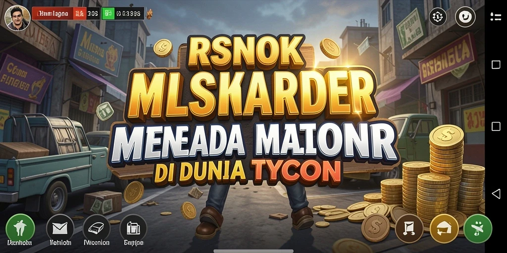 Screenshot gameplay RSNOK yang menunjukkan keseruan membangun bisnis.