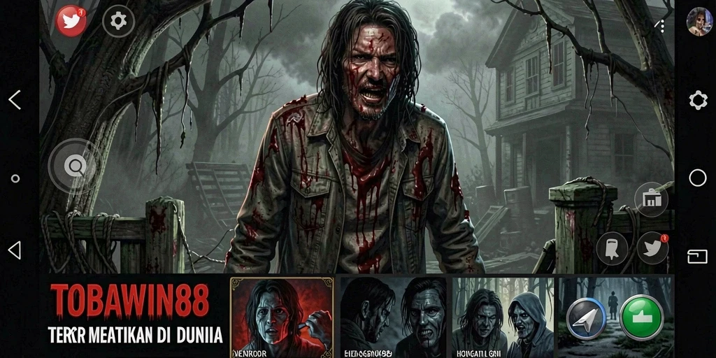 Screenshot gameplay TOBAWIN88 yang menegangkan dan penuh misteri.