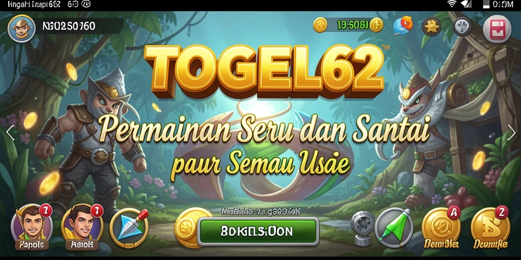 Screenshot gameplay TOGEL62 menampilkan aksi seru dan grafis menarik.