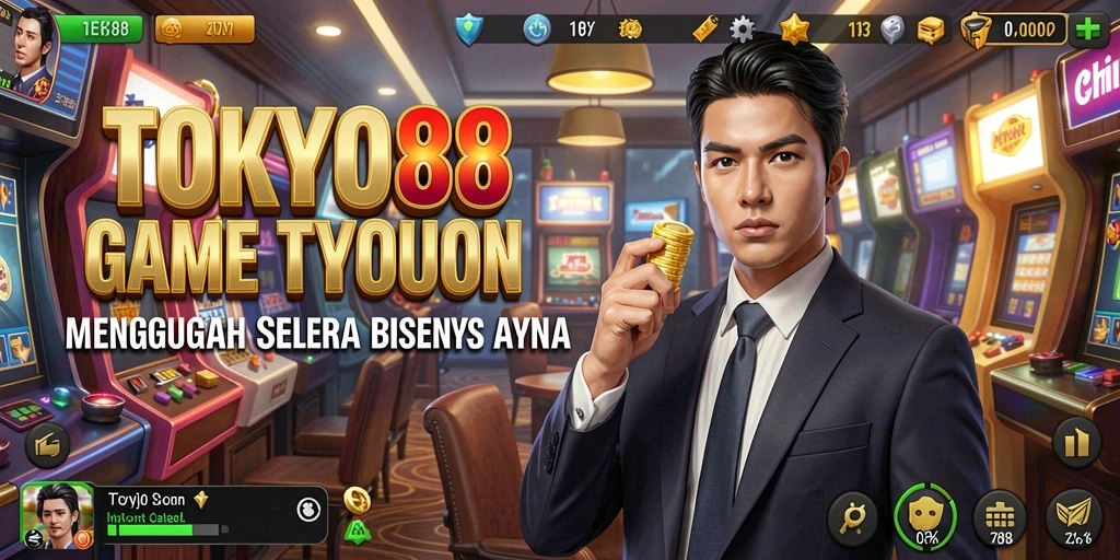 Screenshot gameplay <strong>TOKYO88</strong> menampilkan keseruan membangun bisnis.