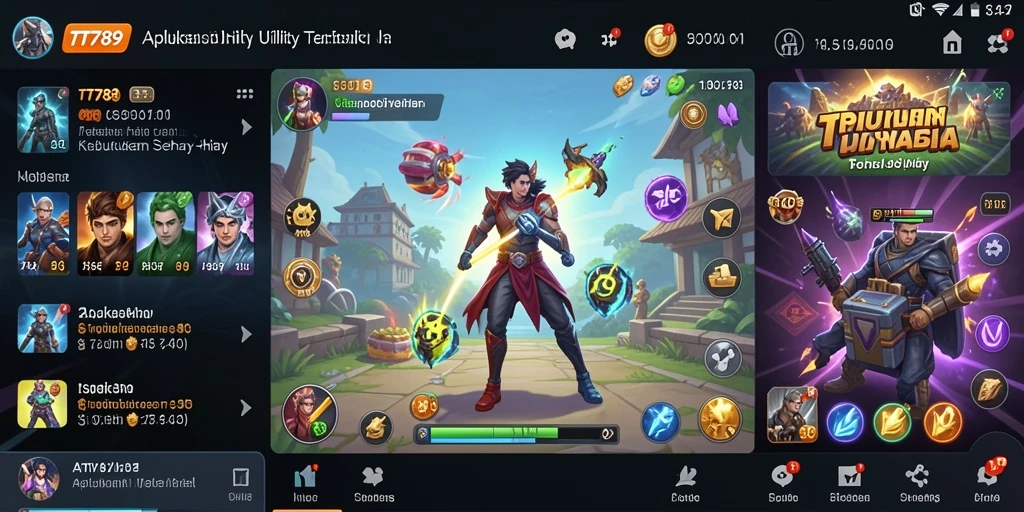 Screenshot aplikasi TT789 yang menampilkan antarmuka Utility yang sederhana dan fungsional.